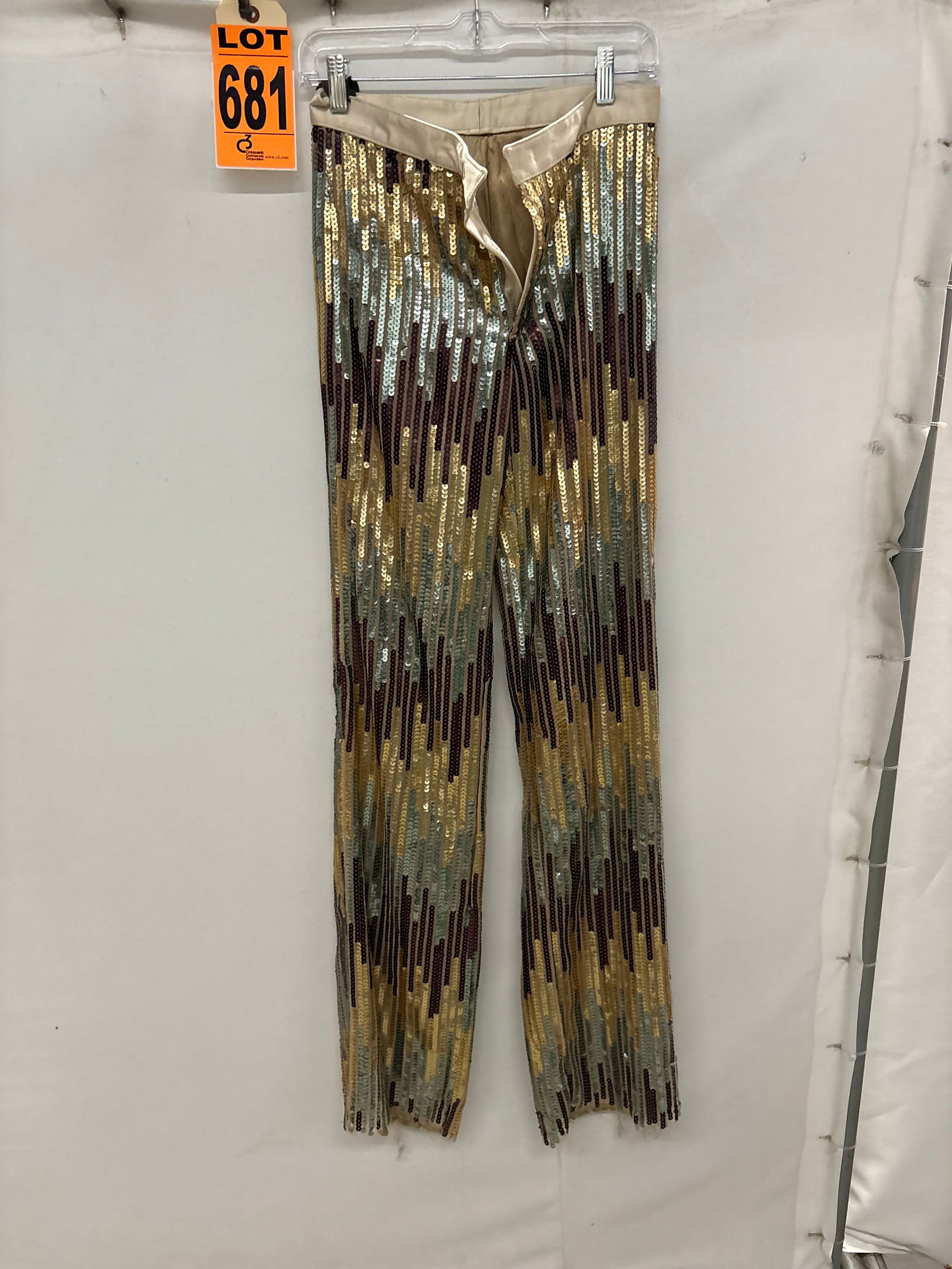 Sequined Trousers, tag reads "Maurice White (Earth, Wind, & Fire)" (1 of 5)
