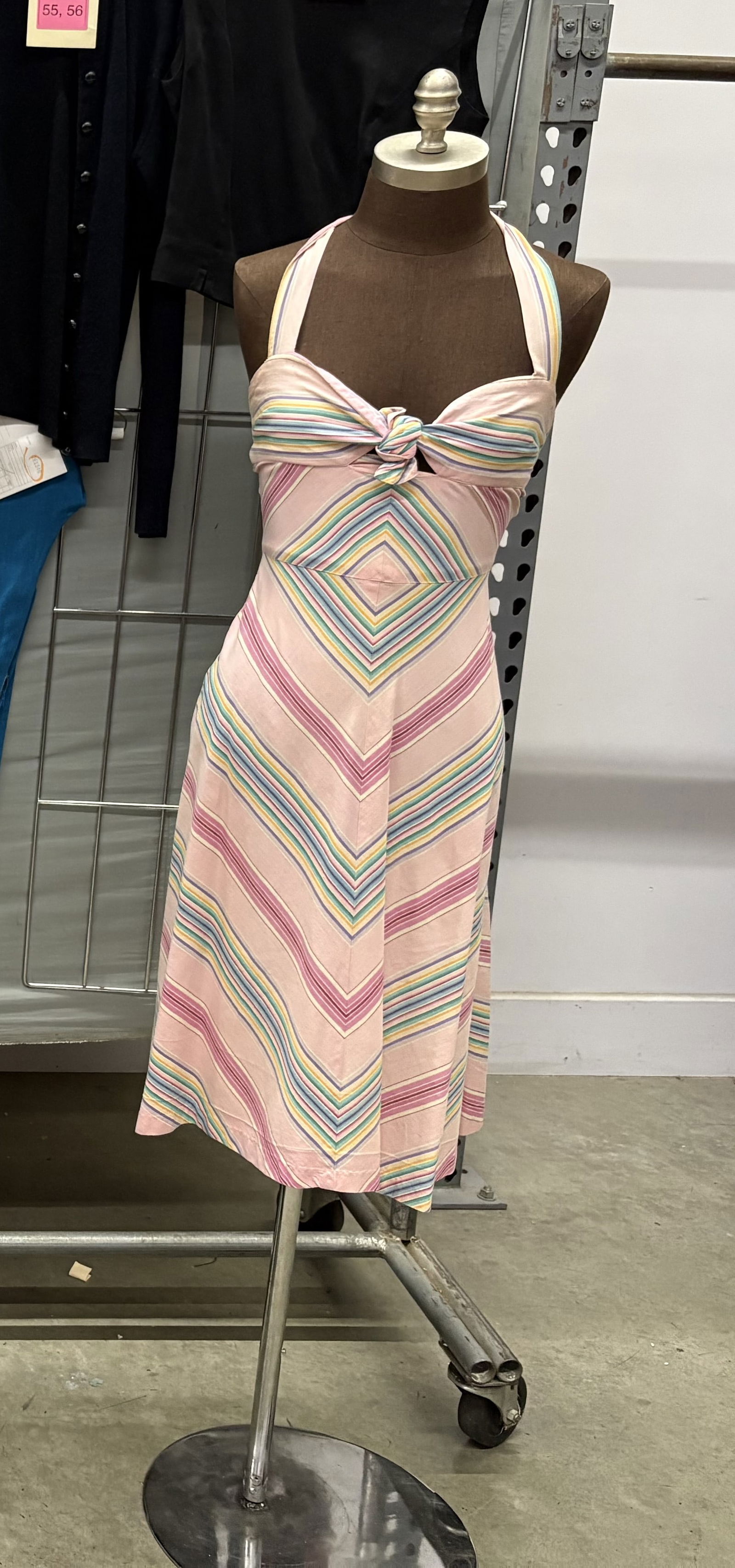 Halter dress as worn by Lindsay Lohan in "Liz & Dick" (2012) portraying Elizabeth Taylor (1 of 2)