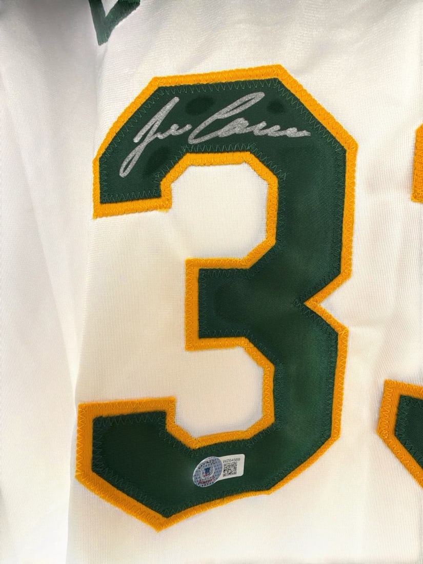 Jose Canseco Autographed Oakland A's Jersey - Beckett Authenticated - 3