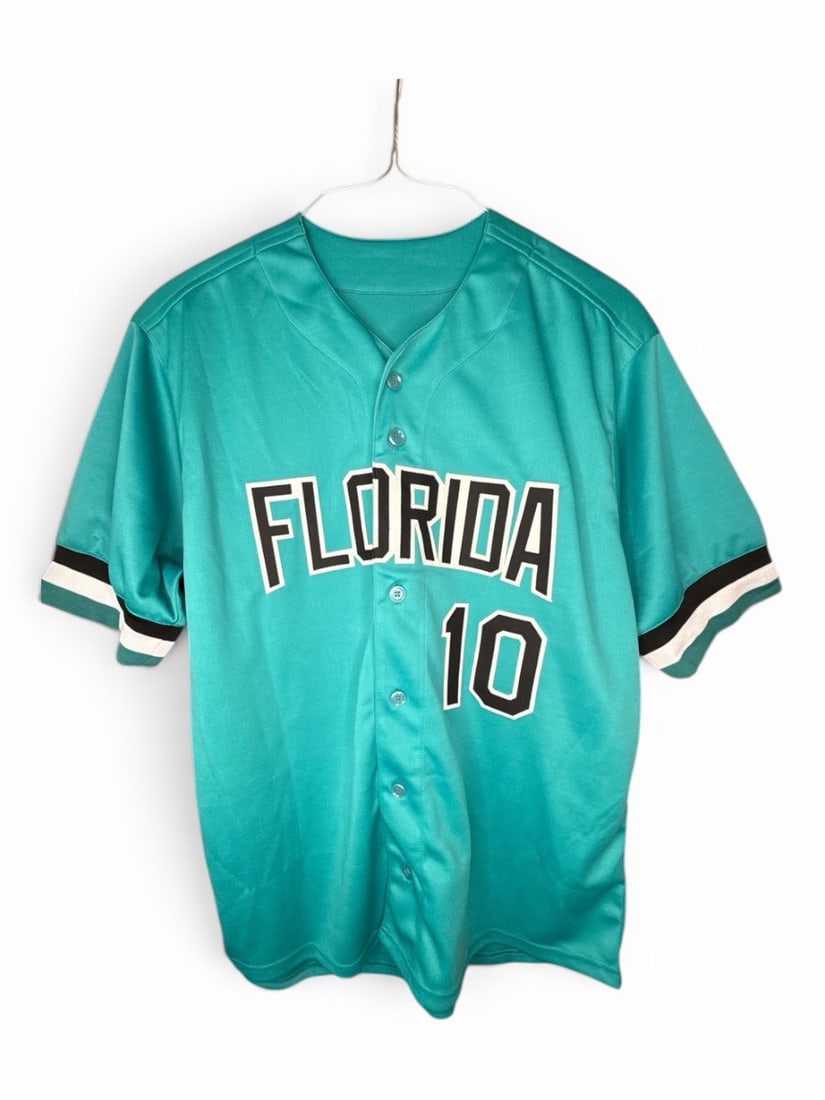 Gary Sheffield Autographed Florida Marlins Jersey - JSA Authenticated - 2