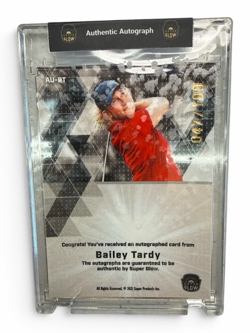 Bailey Tardy Autographed Card - 2
