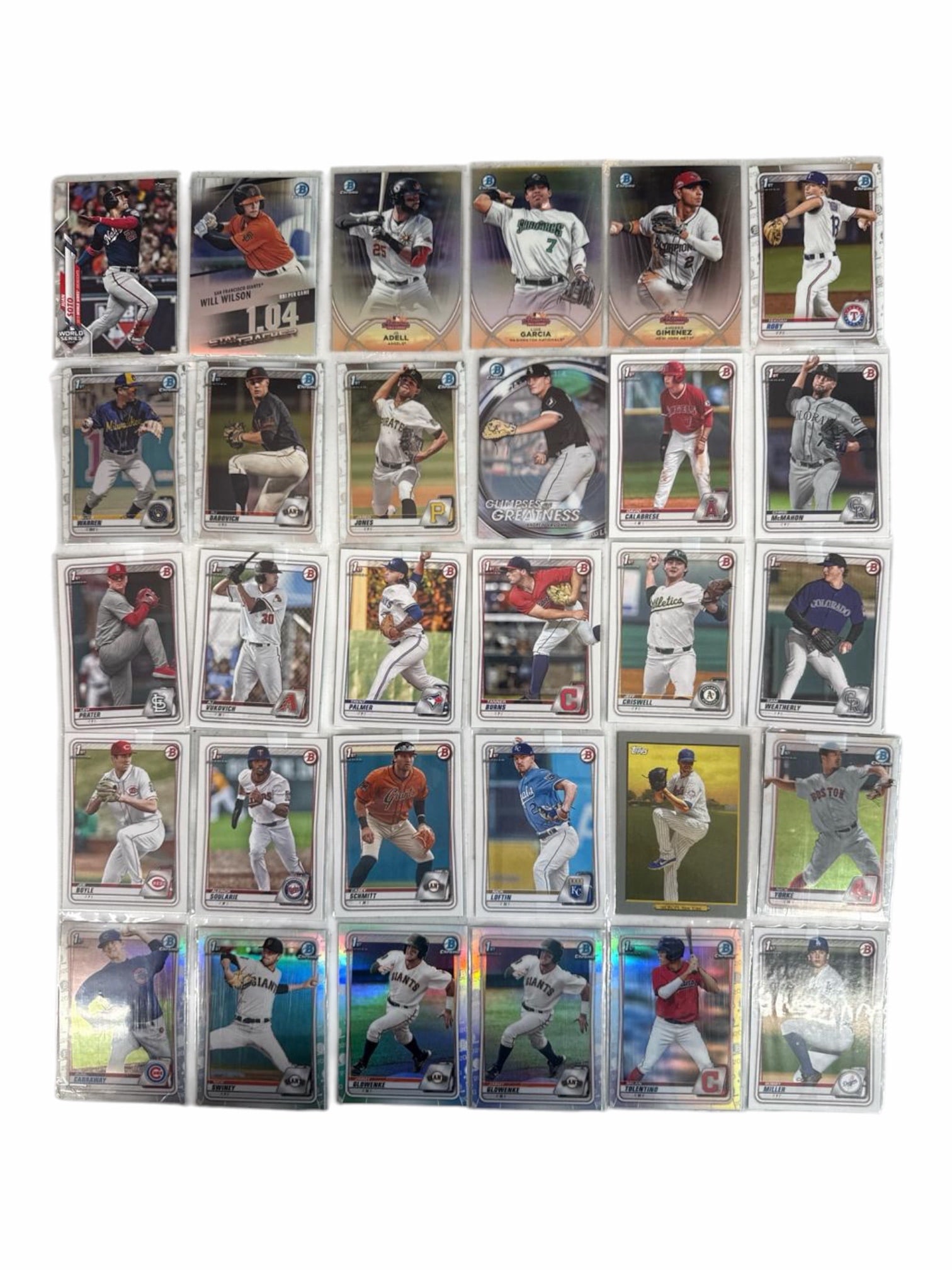 2020 MLB Trading Cards (Qty 500+) - 7