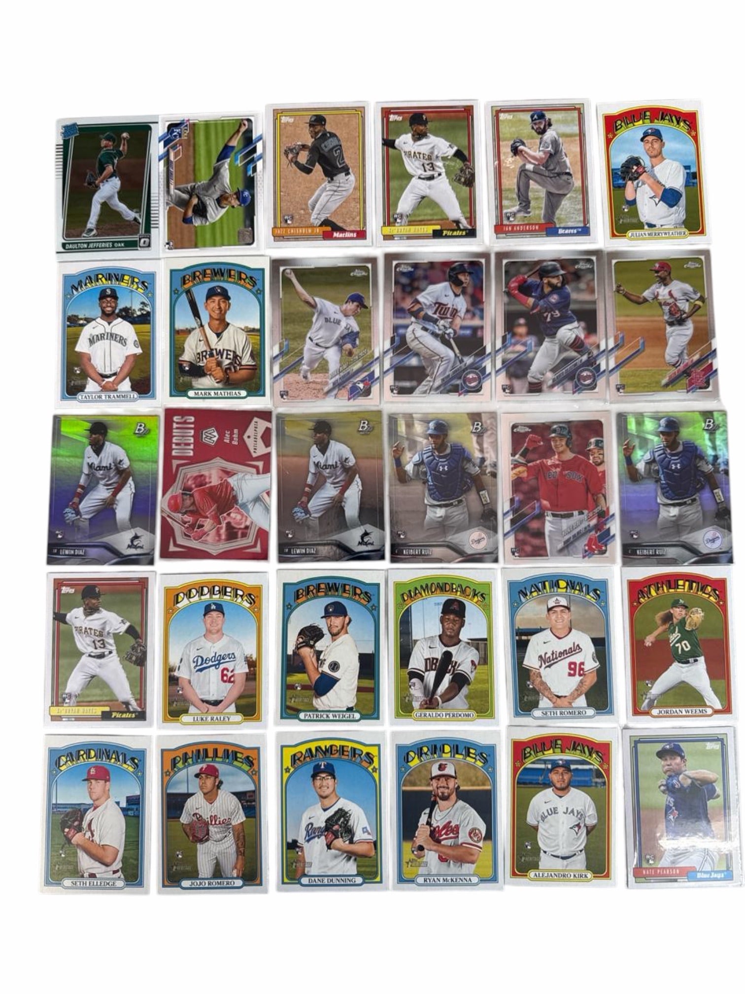 2021 MLB Trading Cards (Qty 1700+) - 2