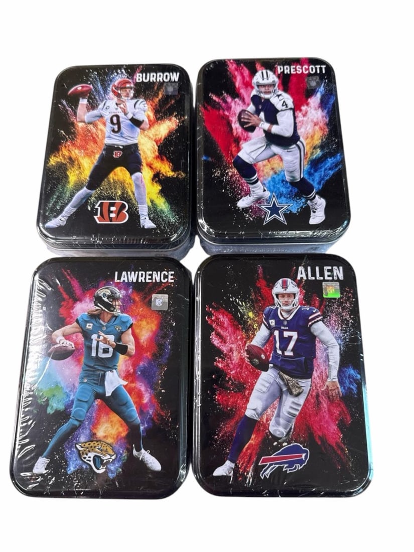 108 Card Tins & Boxes, 98 Factory Sealed: Panini NFL & NBA, Topps MLB - 3