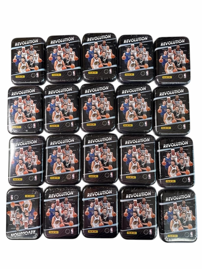 108 Card Tins & Boxes, 98 Factory Sealed: Panini NFL & NBA, Topps MLB - 7