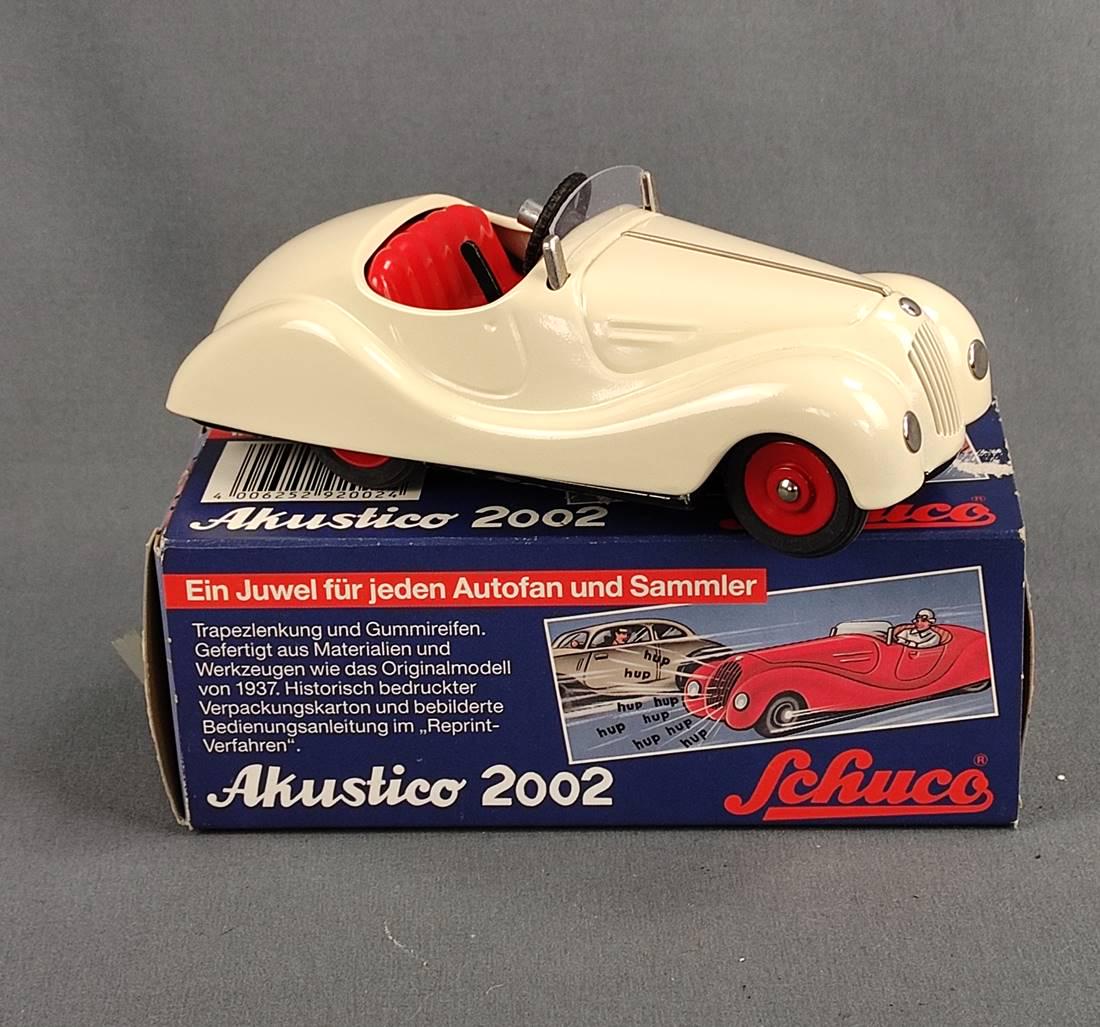 Schuco "Akustico 2002", white, intact, in original box, in good condition (1 of 2)