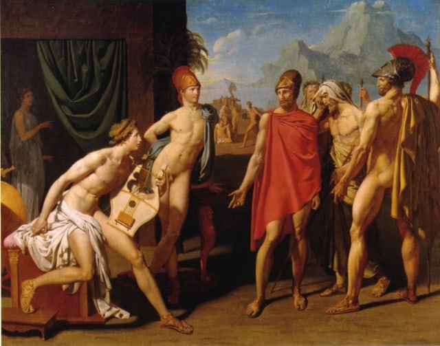 The Ambassadors of Agamemnon in the tent of Achilles 1801 (1 of 1)