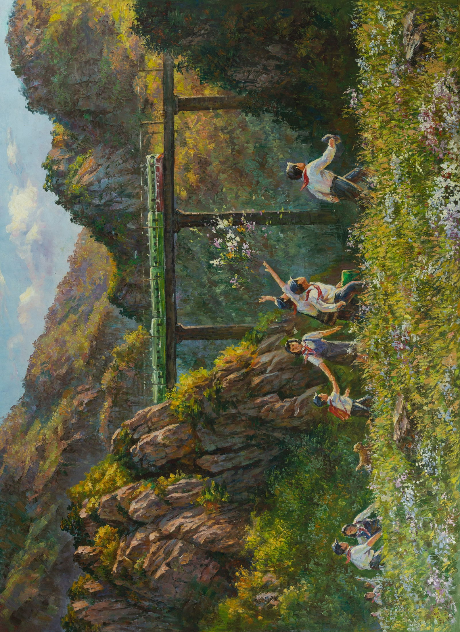 The Train Is Coming Into The Mountain (1 of 1)