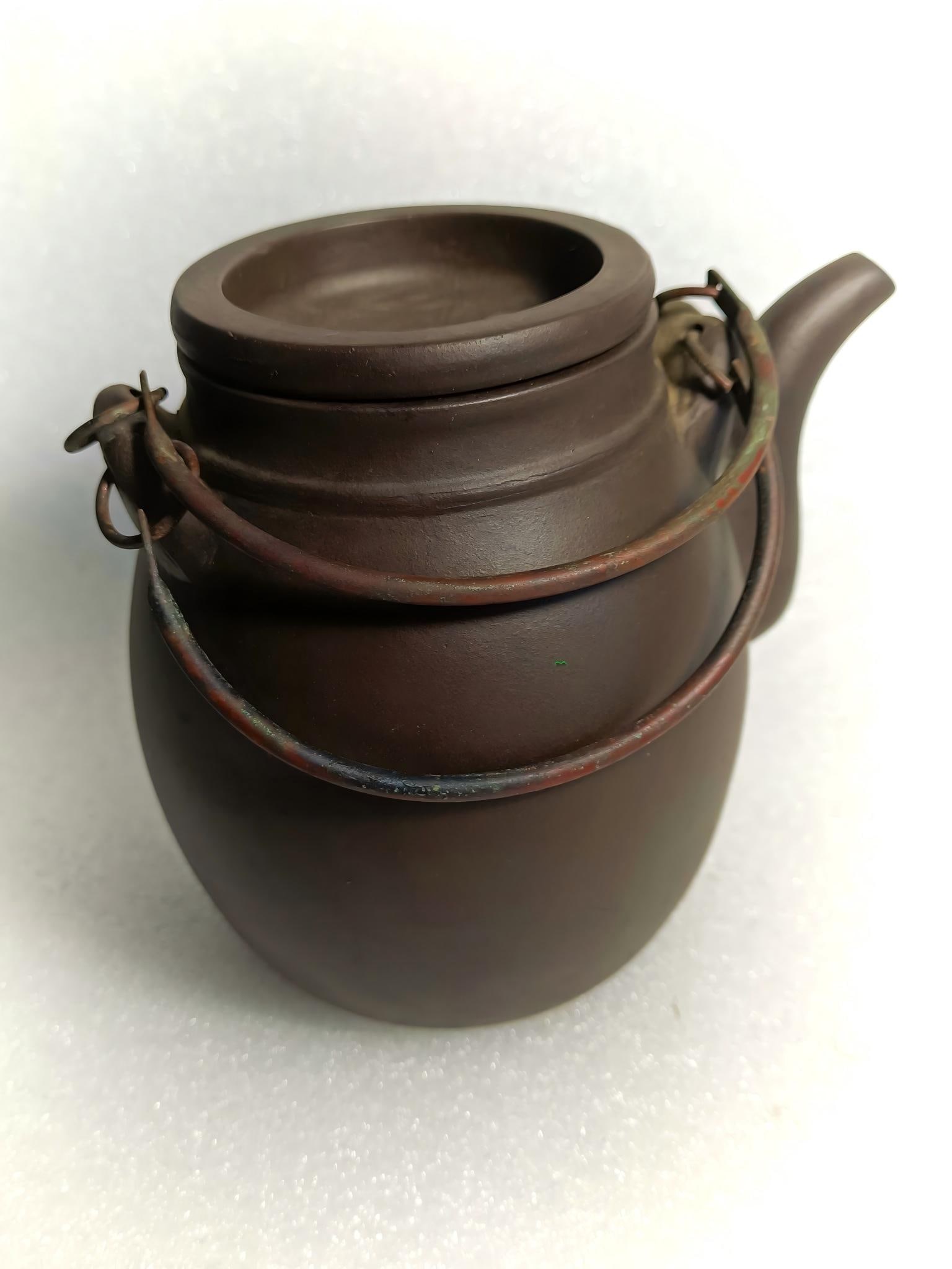 Old purple clay teapot (1 of 9)