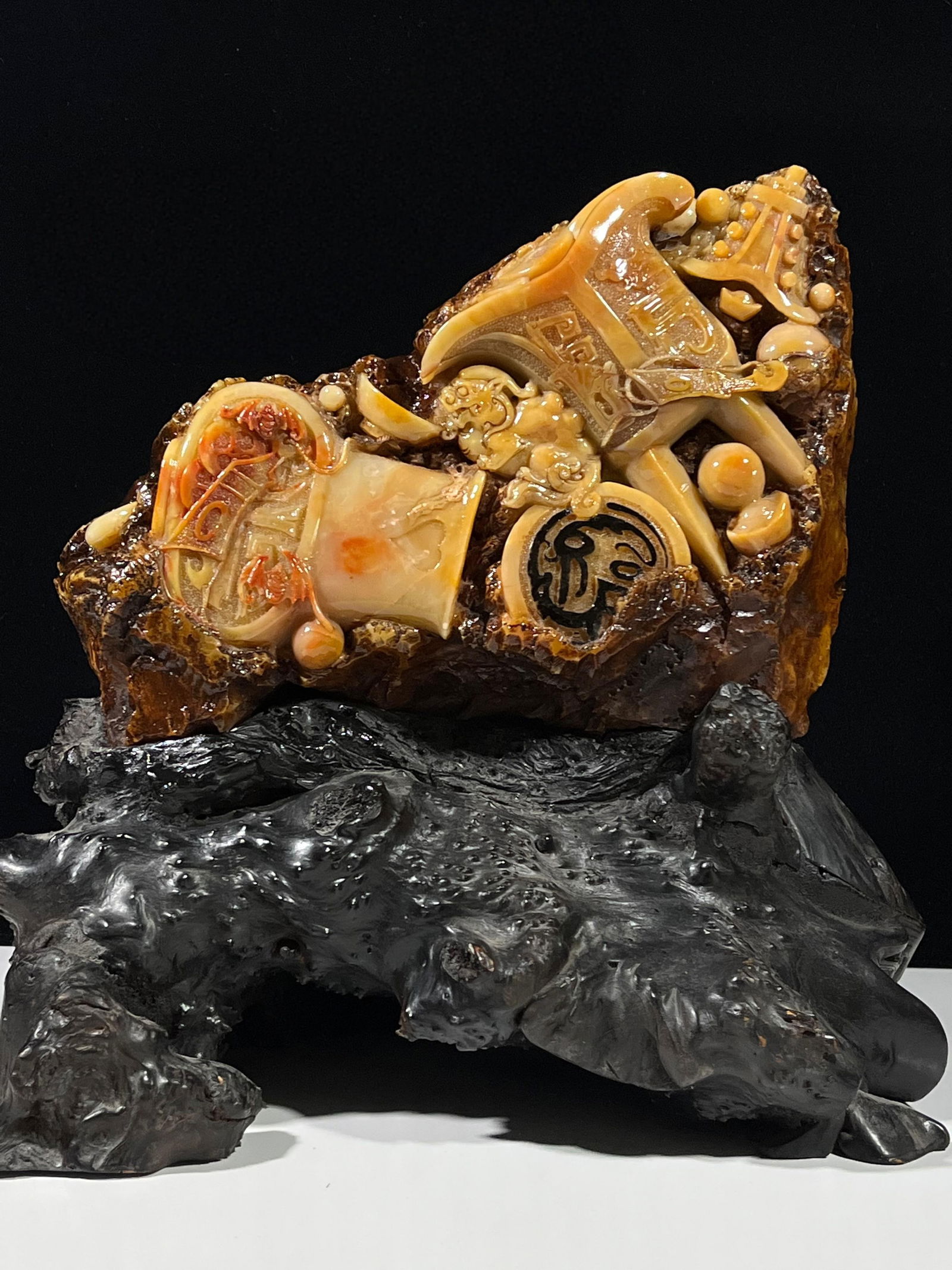 Shoushan stone cultural relics ornaments (1 of 9)