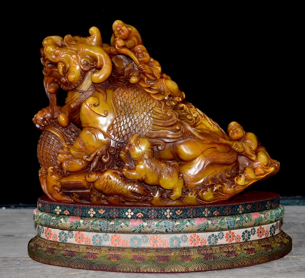 Shoushan stone Tianhuang ornament (1 of 9)