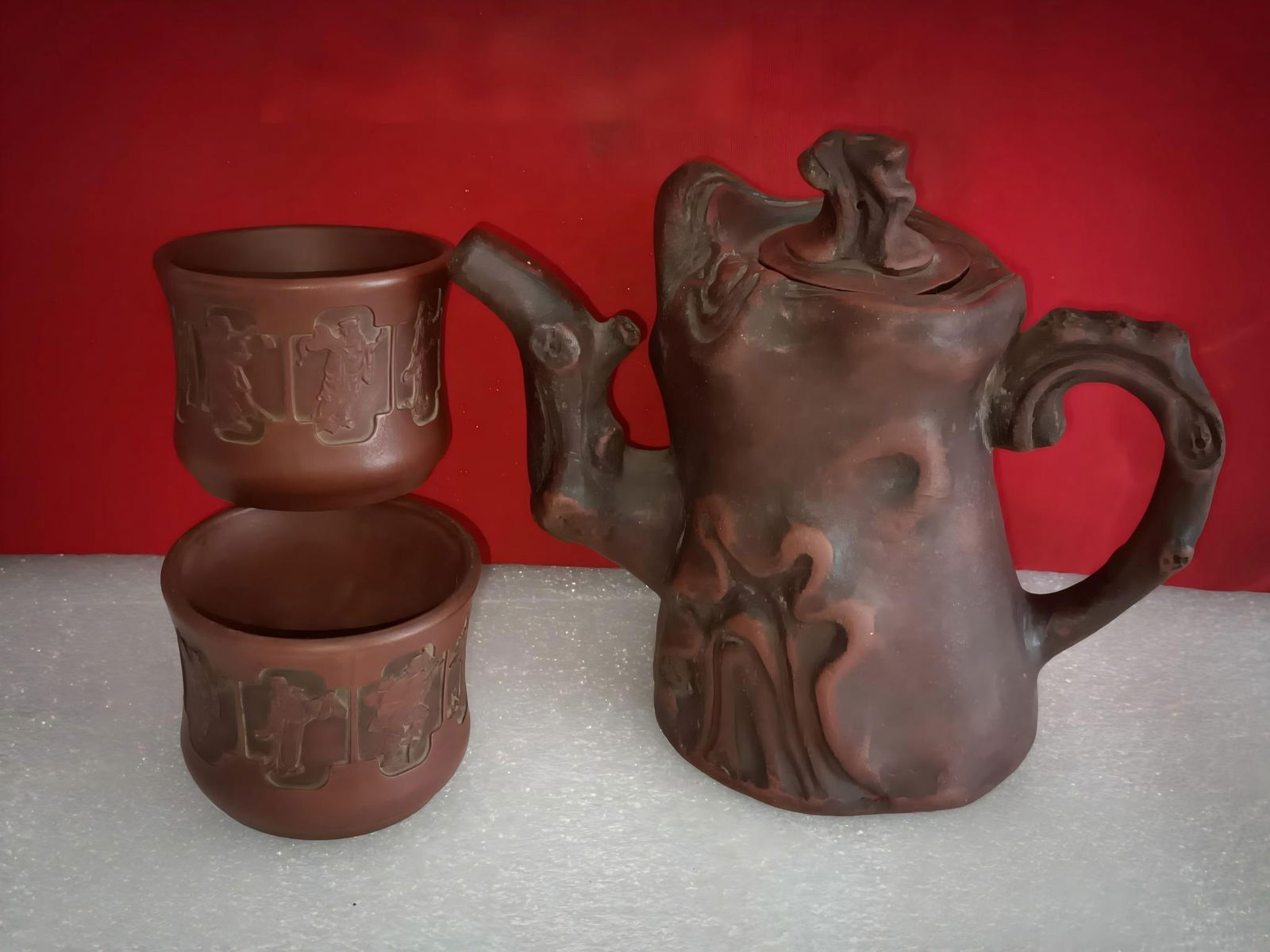 Old purple clay teaware (1 of 9)