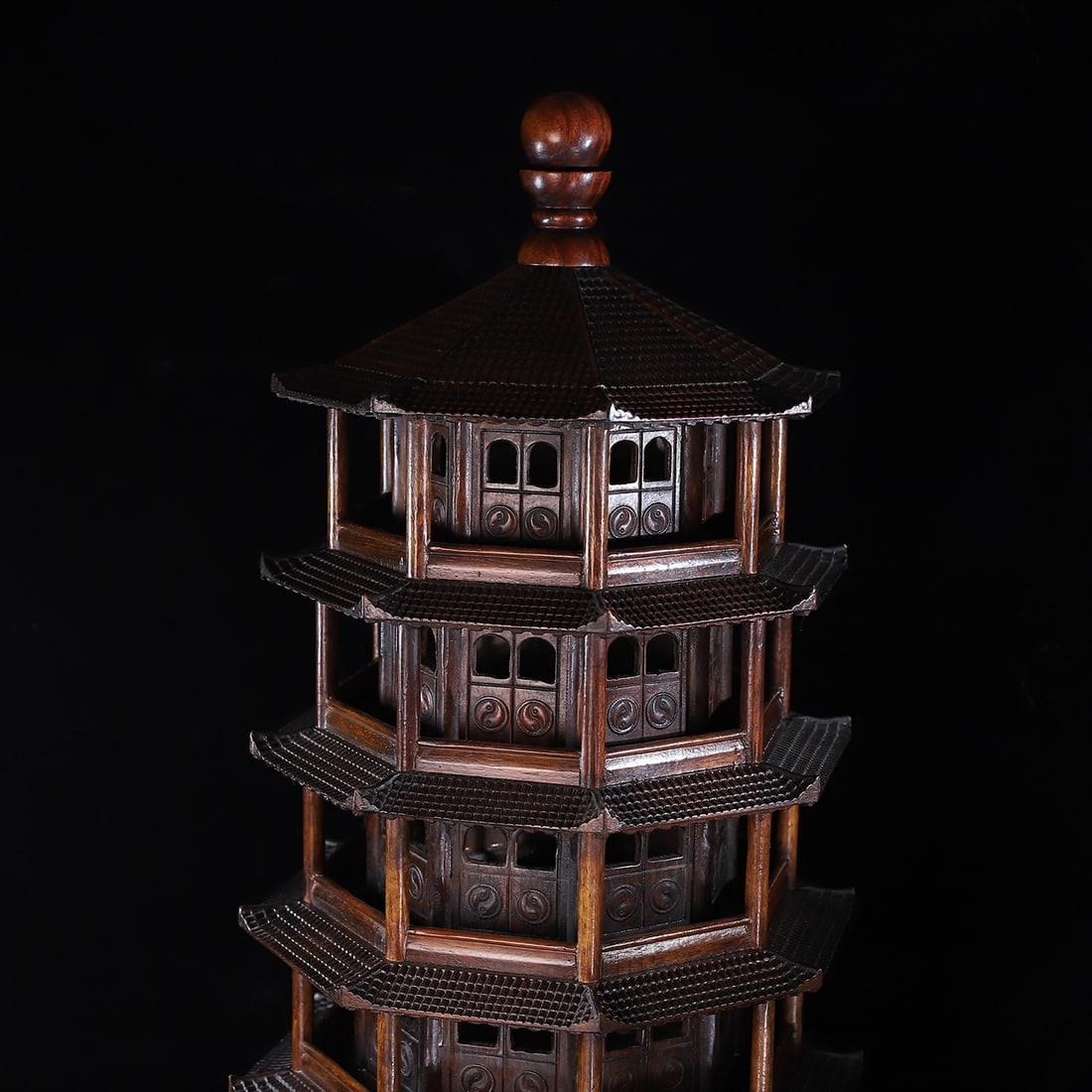 Collector's item: Rosewood Wenchang Pagoda (1 of 10)
