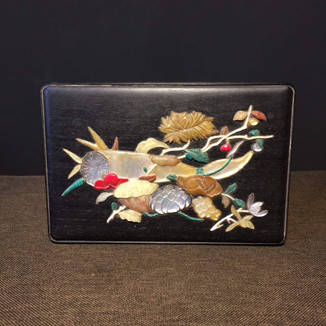 Rosewood Inlaid Box (1 of 9)