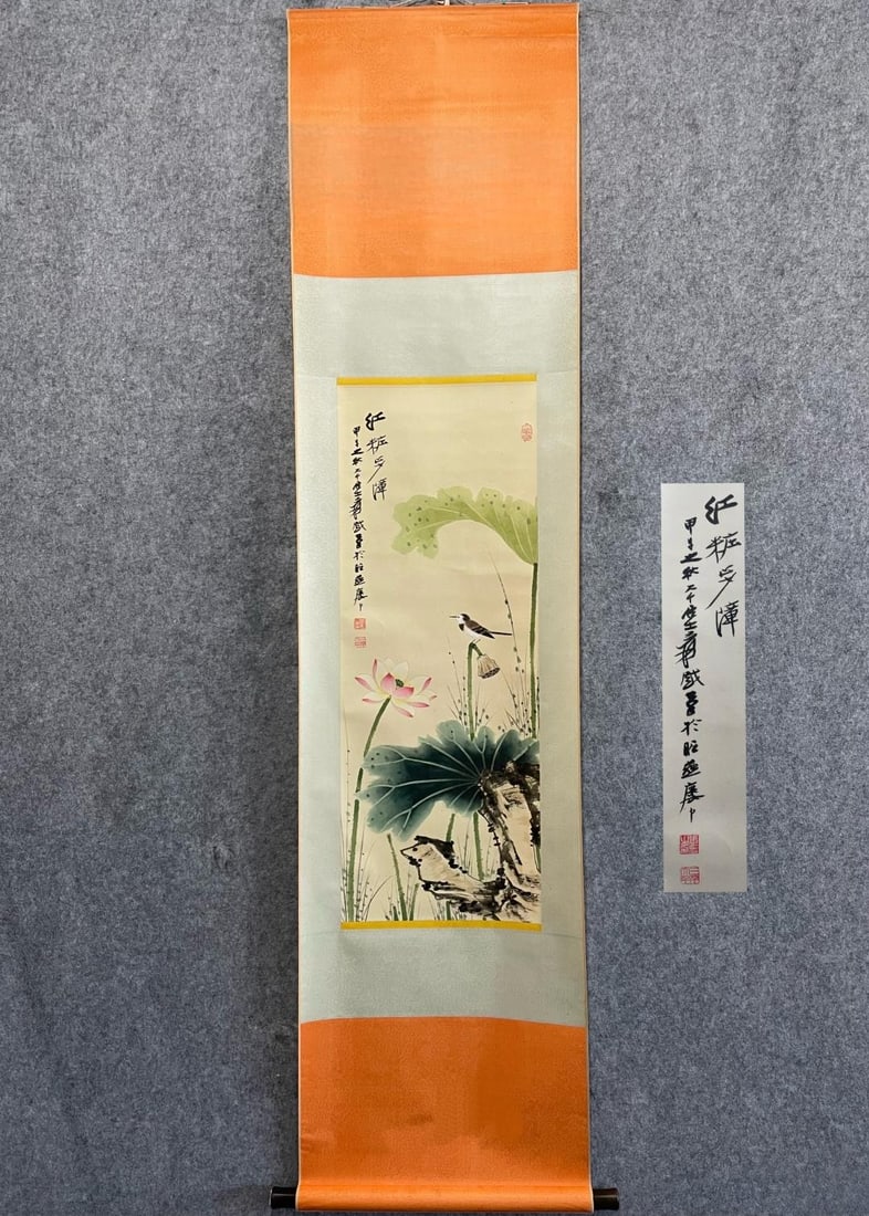 Zhang Daqian's exquisite hand-painted paper paintings (1 of 9)