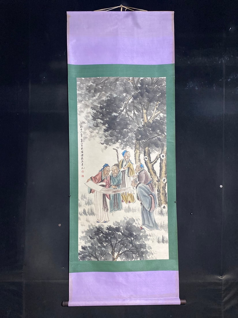 Fu Baoshi's figure paintings (1 of 9)