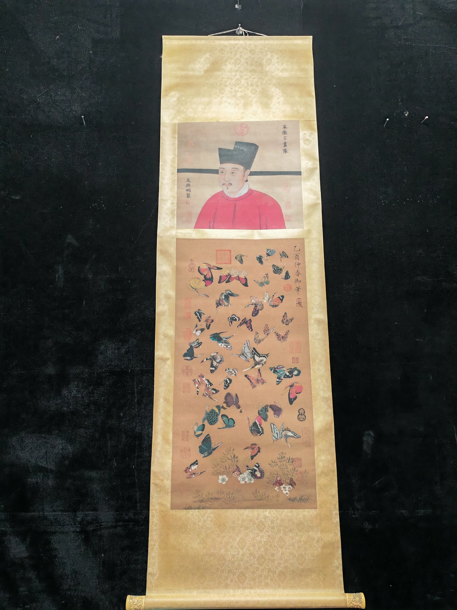 Emperor Huizong of Song's Hundred Butterflies Painting (1 of 9)