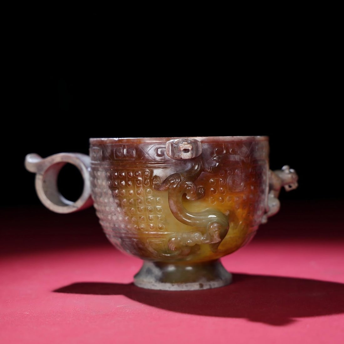 Exquisite antique, Hetian jade cup with full patina and exquisite craftsmanship, unearthed. (1 of 9)
