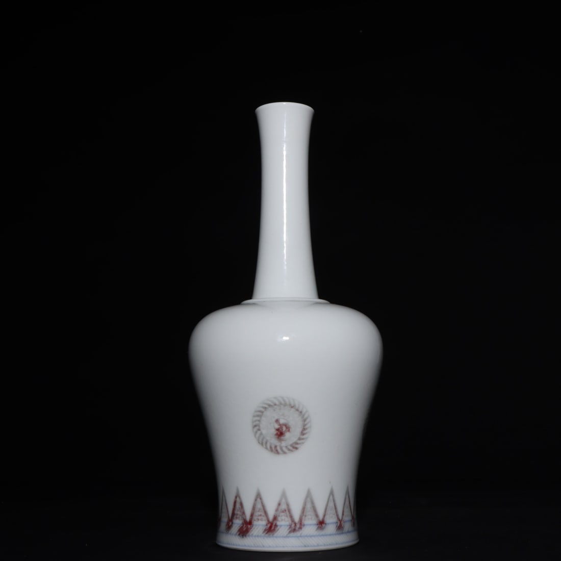 Formerly in the collection of a Kangxi period underglaze red bell-shaped vase (1 of 9)