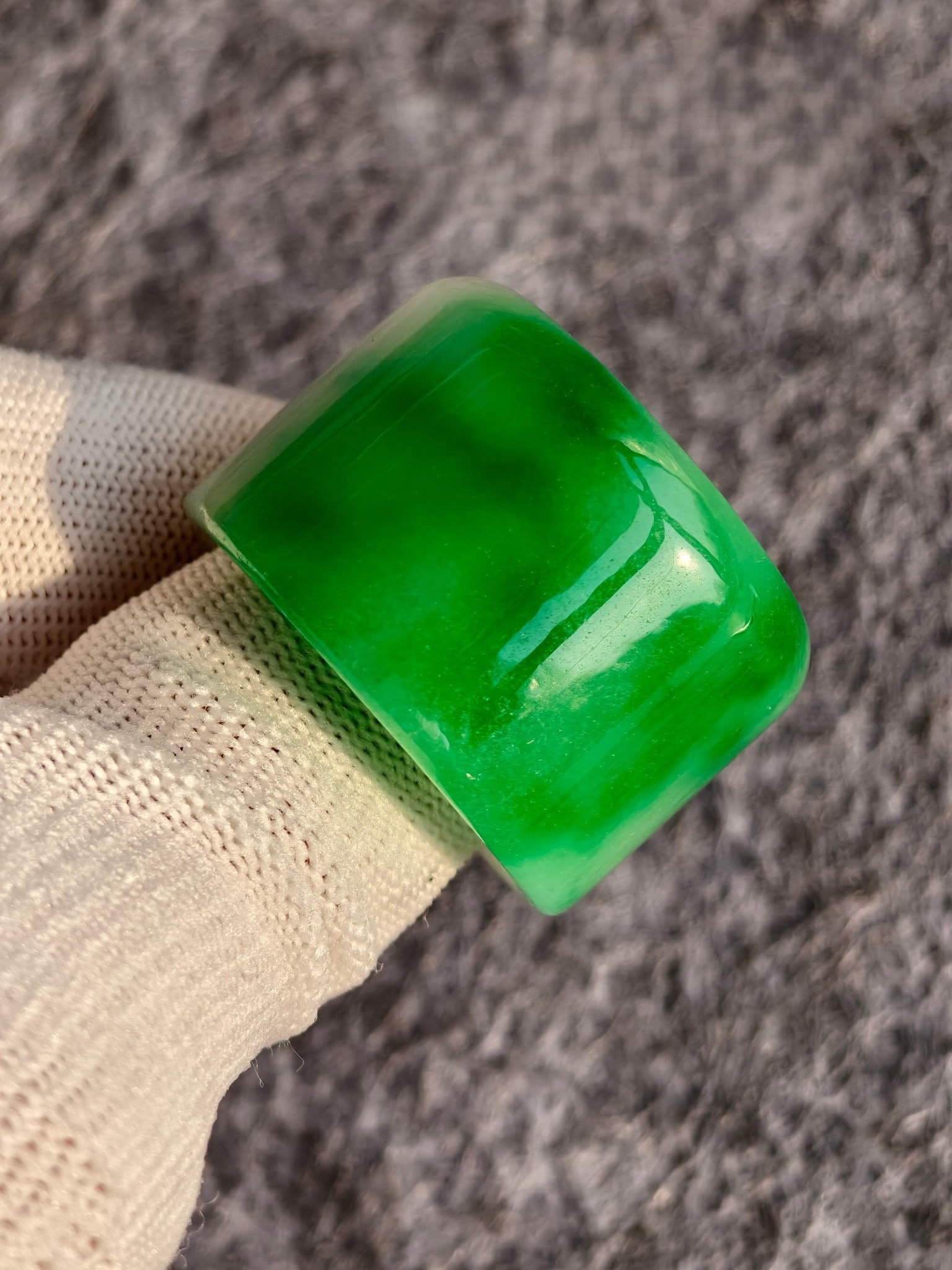 Old jade thumb ring (1 of 9)