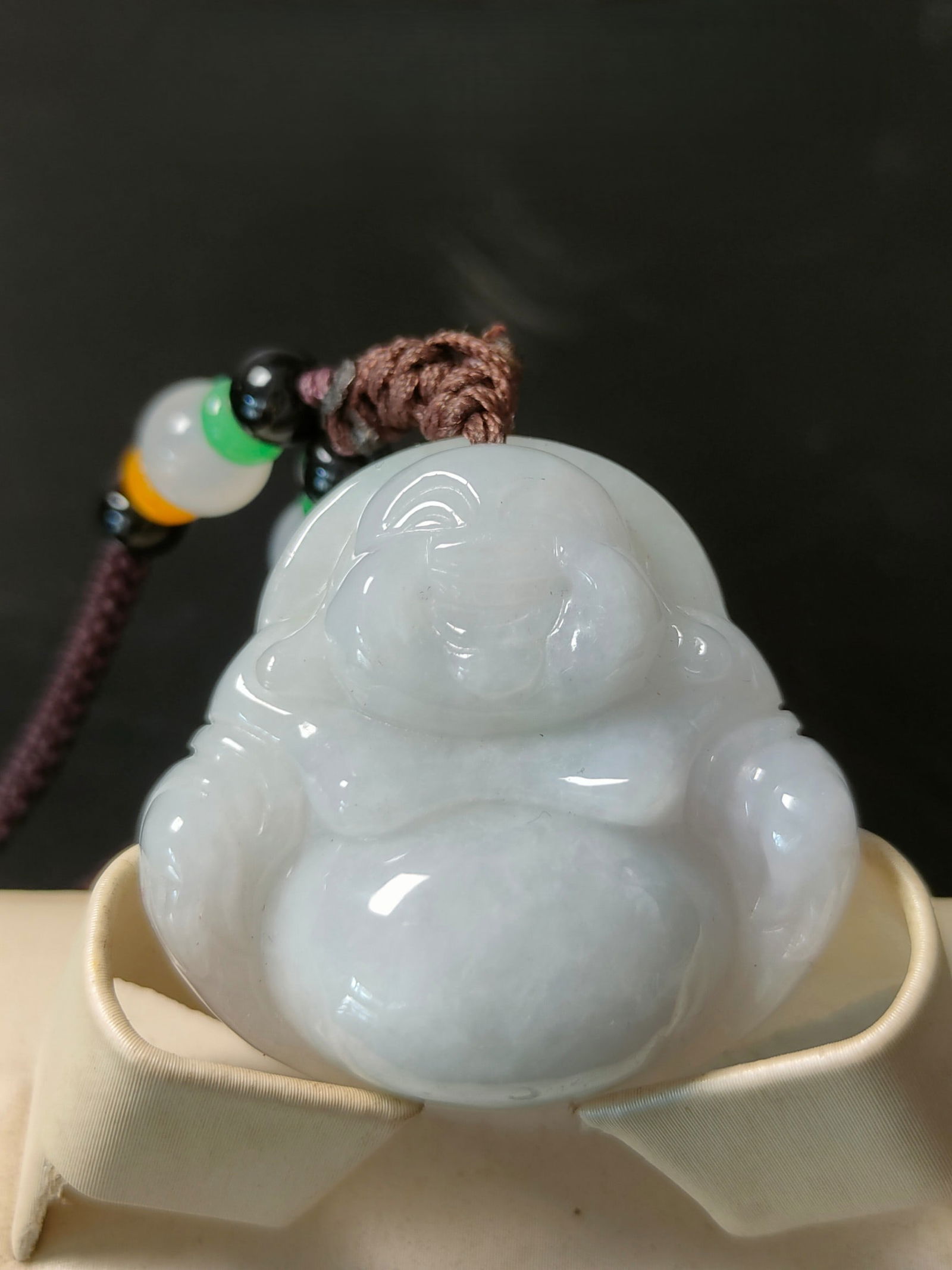 Jade Maitreya Buddha Pendant (1 of 9)