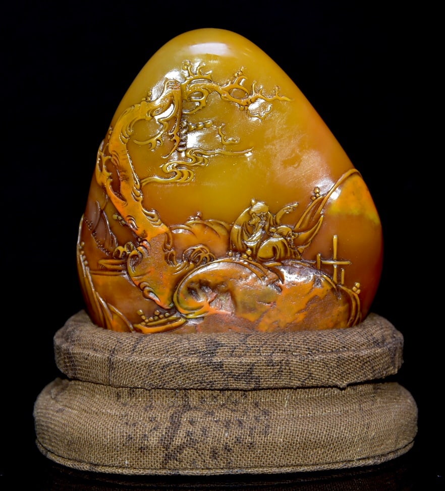 Early collection of Shoushan stone and Tianhuang stone ornaments (1 of 9)