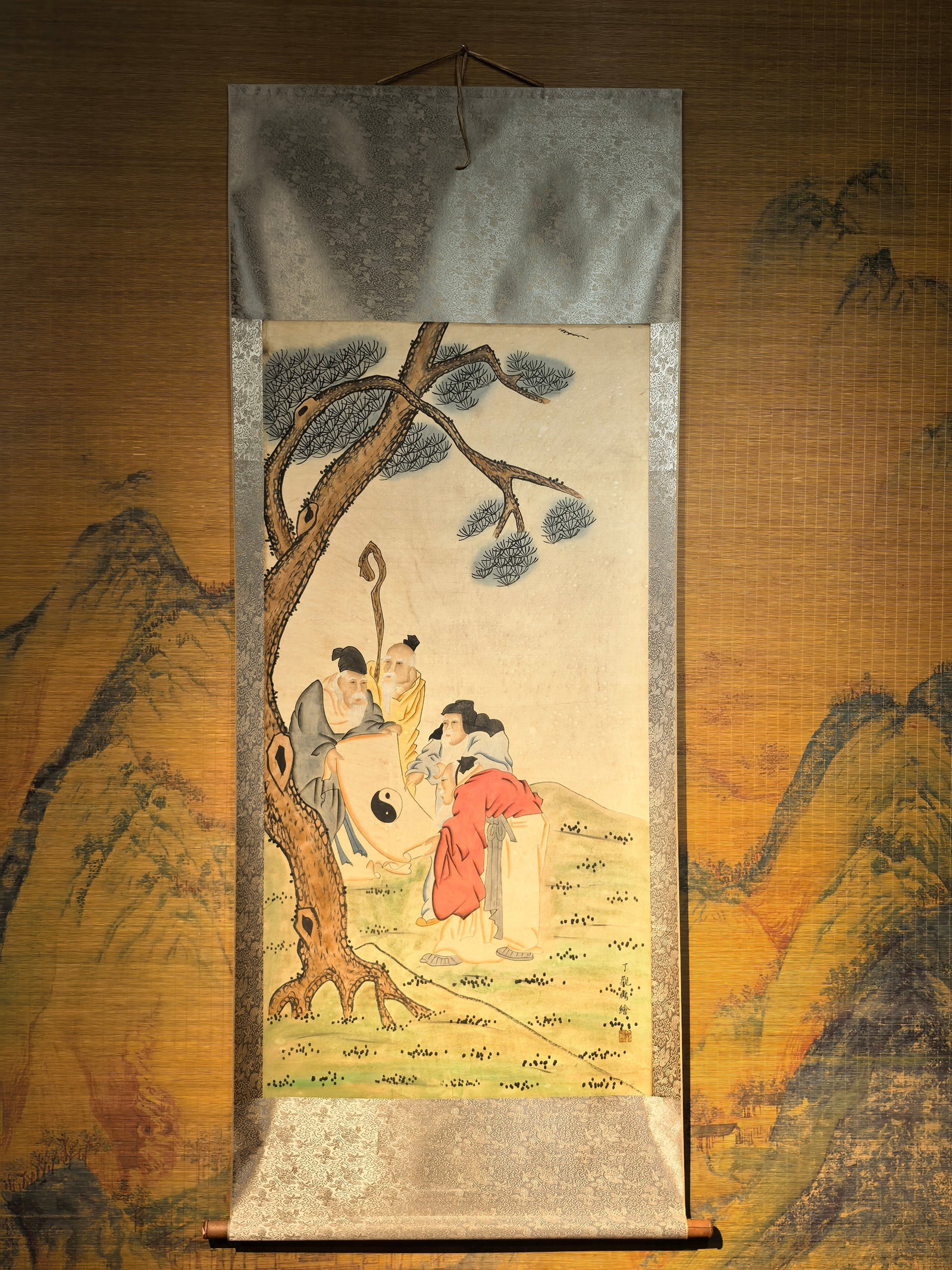 Ding Yunpeng's hand-drawn illustration of Lao Tzu's view of Tai Chi: Ding Yunpeng's hand-drawn illustration of Lao Tzu's view of Tai Chi Provenance:Mr.Jordi, Northern Virginia. Our dedicated team expertly handles both domestic and global shipping arrangements.We also o