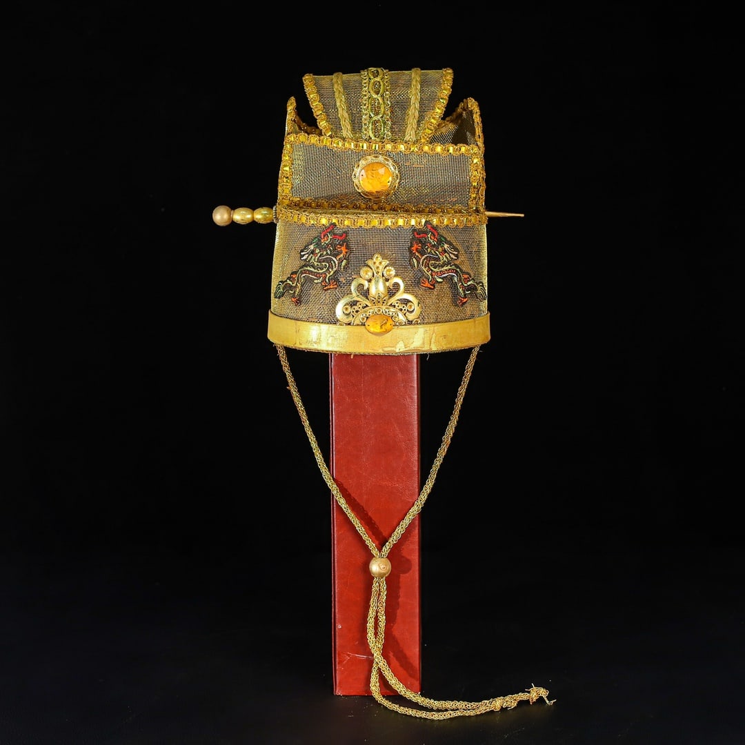 Rare Gilded Bronze Dragon Crown (1 of 9)