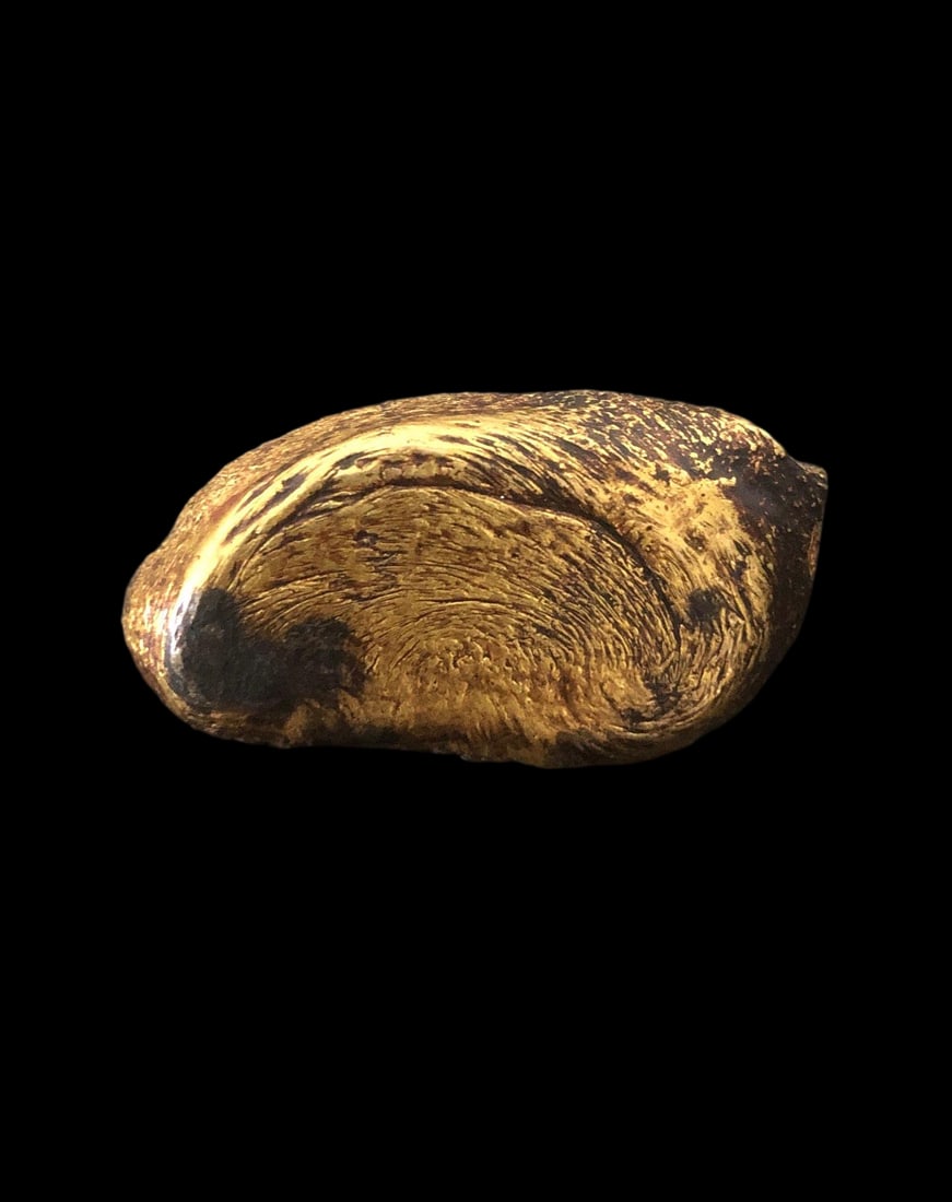 Solid gilded gold ingot - 3