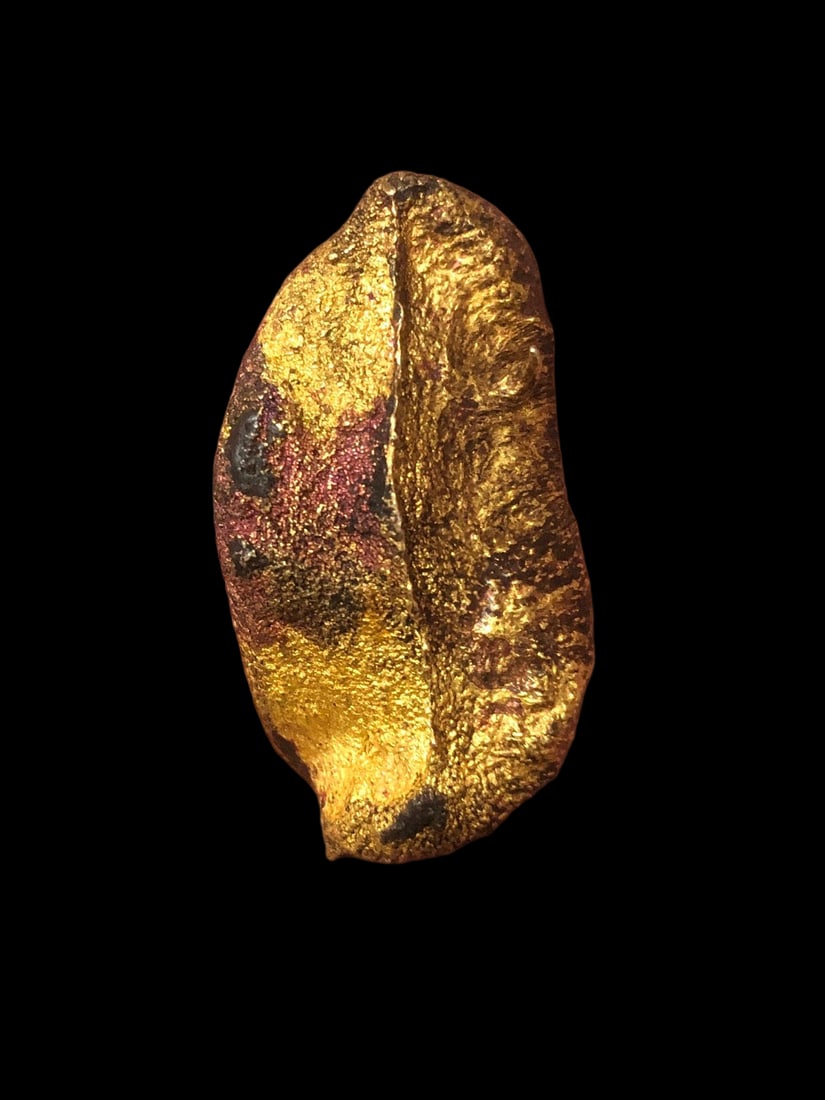 Solid gilded gold ingot - 7