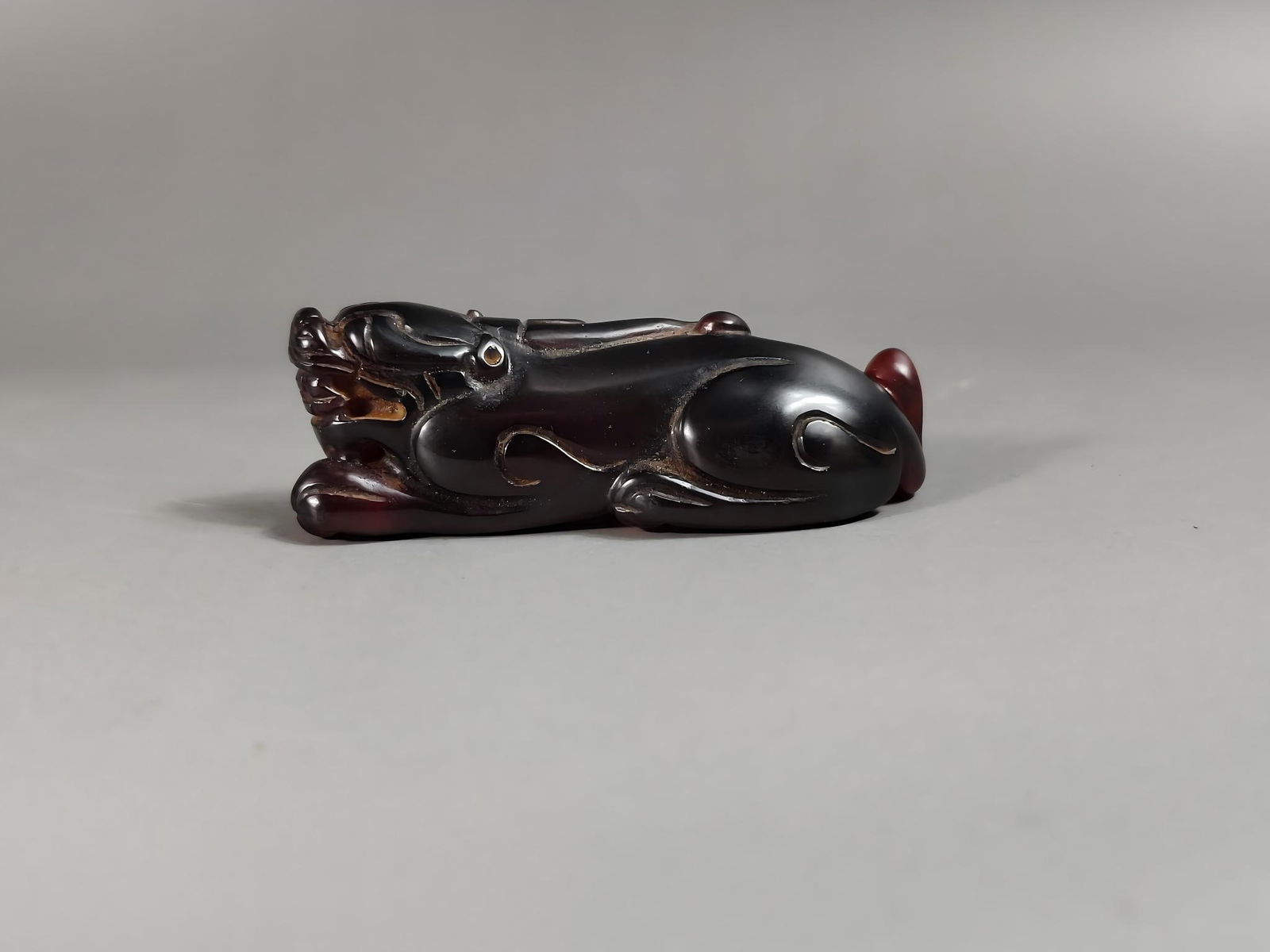 Antique Ruby Chi Tiger Handle (1 of 8)