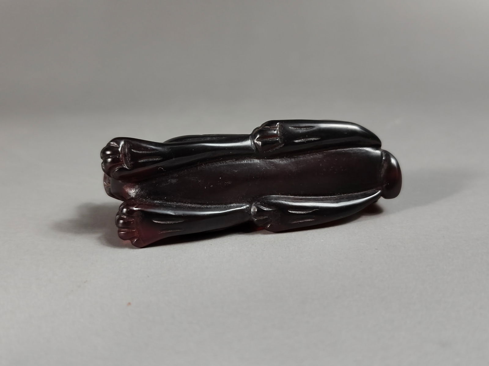 Antique Ruby Chi Tiger Handle - 8