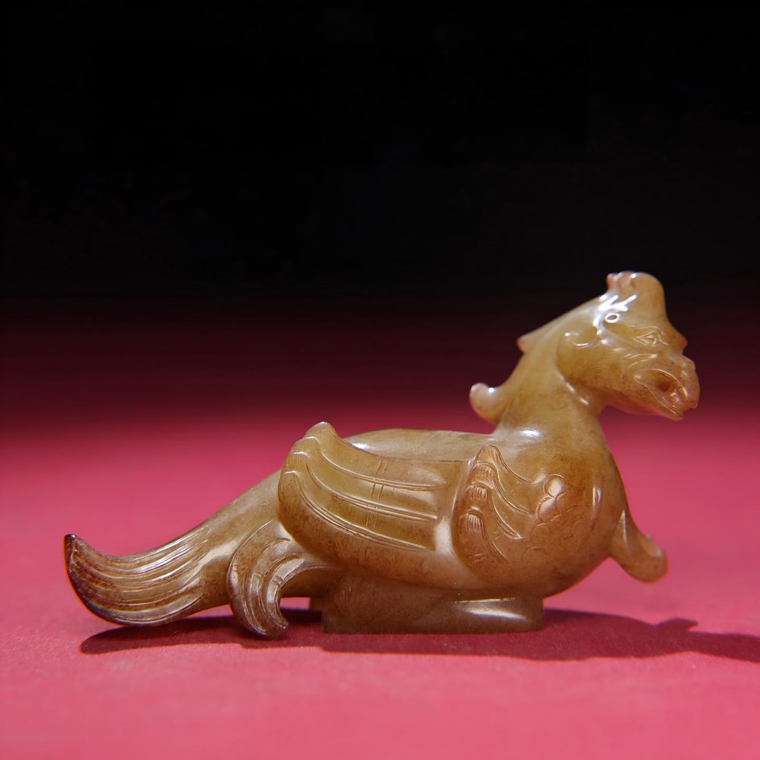 Exquisite antique, Hetian jade phoenix (1 of 9)