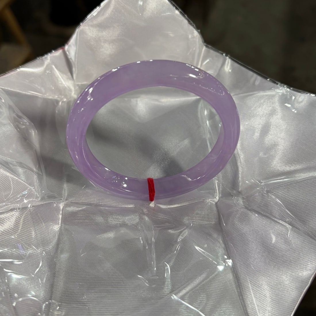 Violet Jadeite Bangle - 10