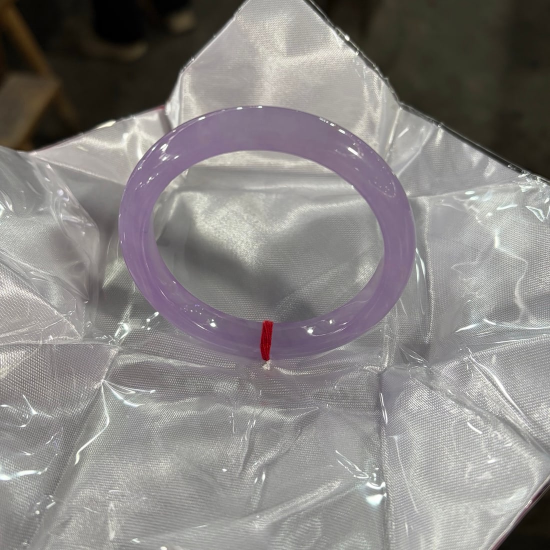 Violet Jadeite Bangle - 11