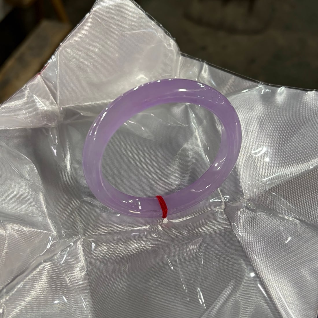 Violet Jadeite Bangle - 2