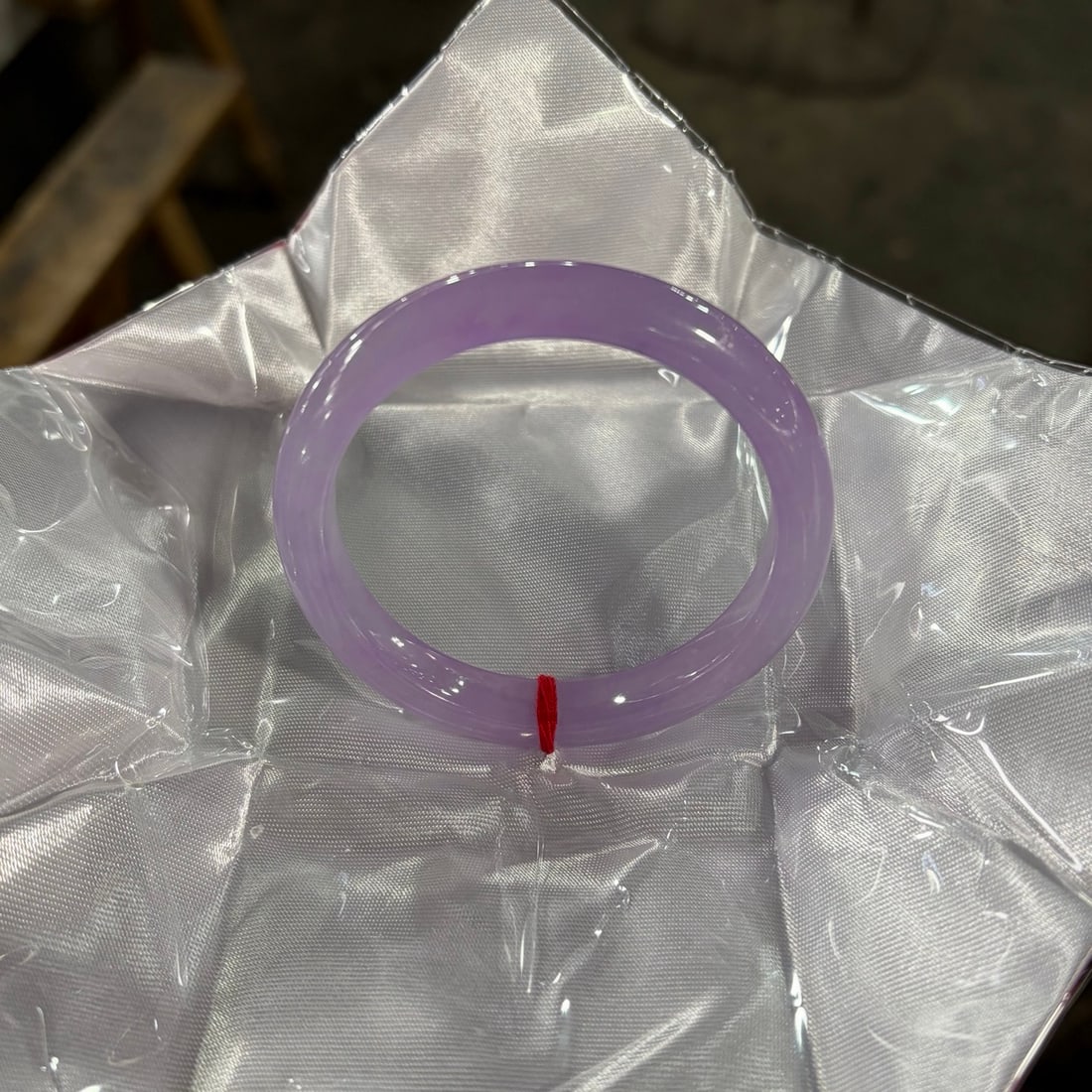 Violet Jadeite Bangle - 4