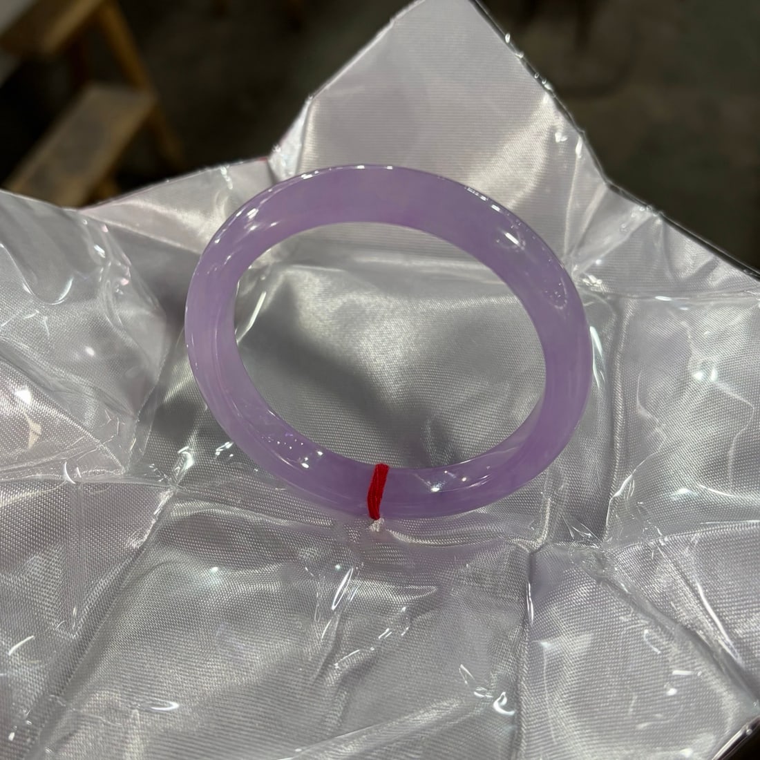 Violet Jadeite Bangle - 6