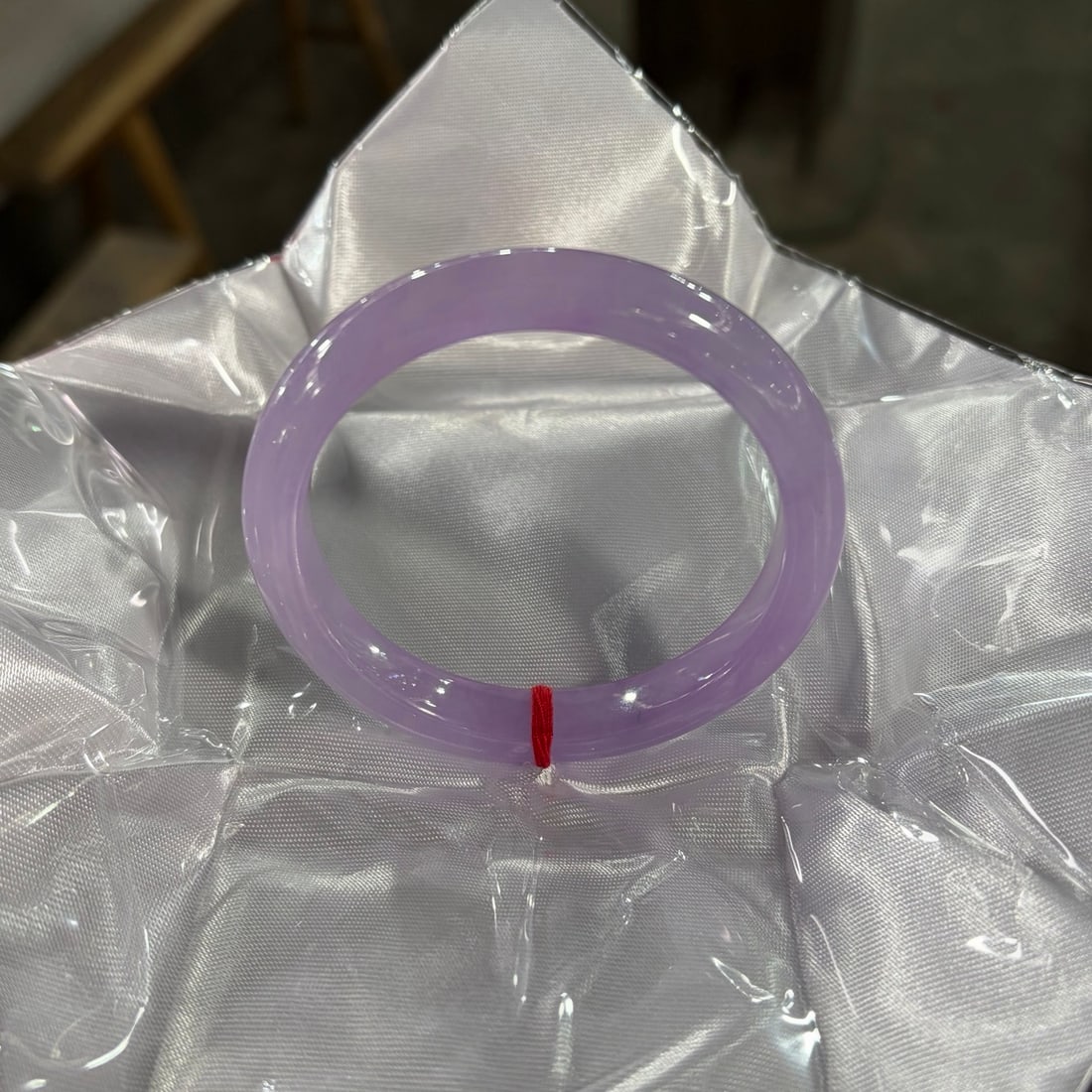 Violet Jadeite Bangle - 8