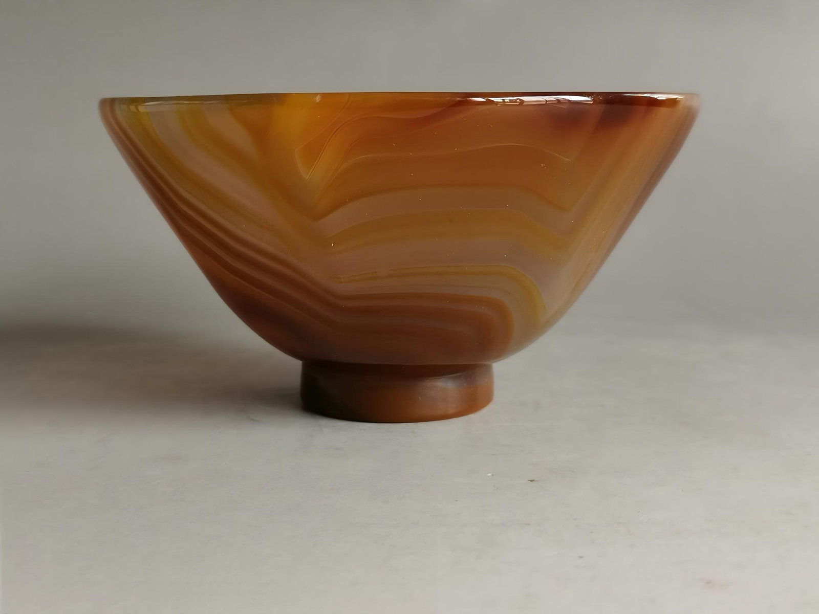 Liao-Jin period old agate conical cup (1 of 9)