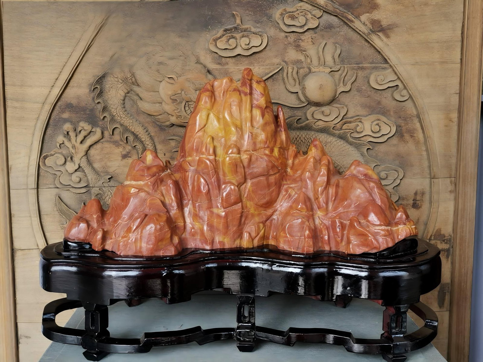 Old collection of Huanglingbi stone mountain ornament (1 of 9)