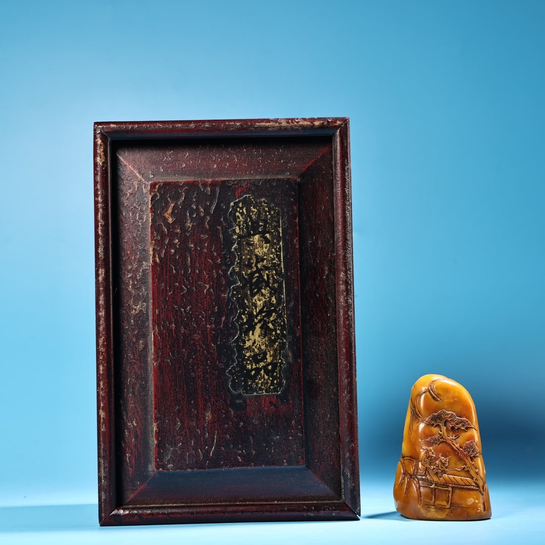 Rare and valuable Shoushan stone carvings and seals from a rare collection. (1 of 11)