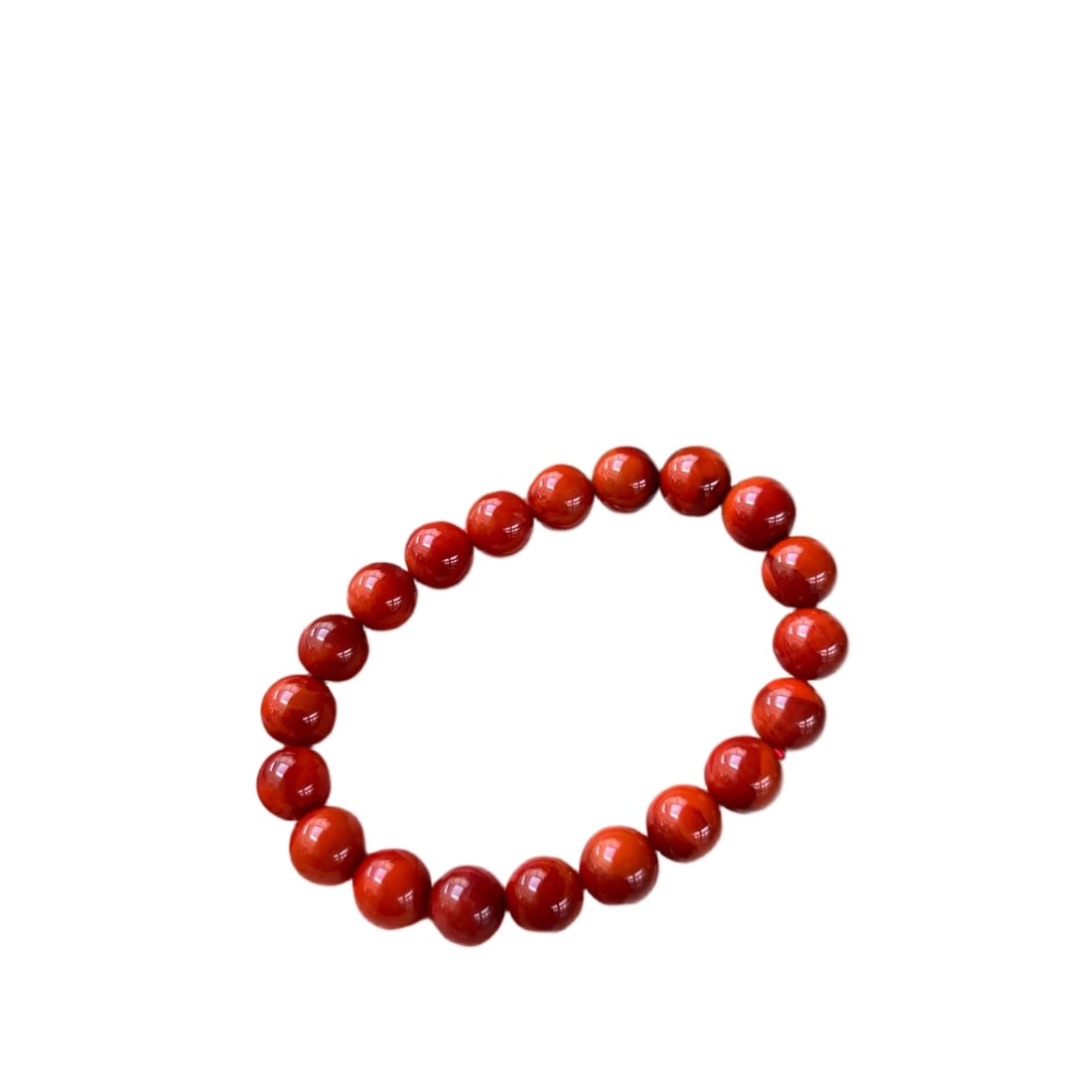 Natural Wasi material Southern Red agate two-color bracelet (1 of 6)