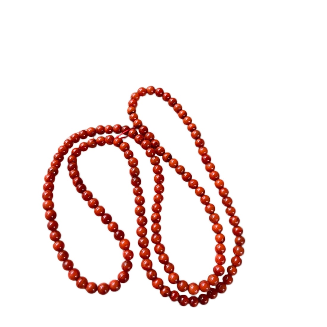 Natural Sichuan Red Agate Persimmon Red Multi-Strand Bracelet (1 of 6)