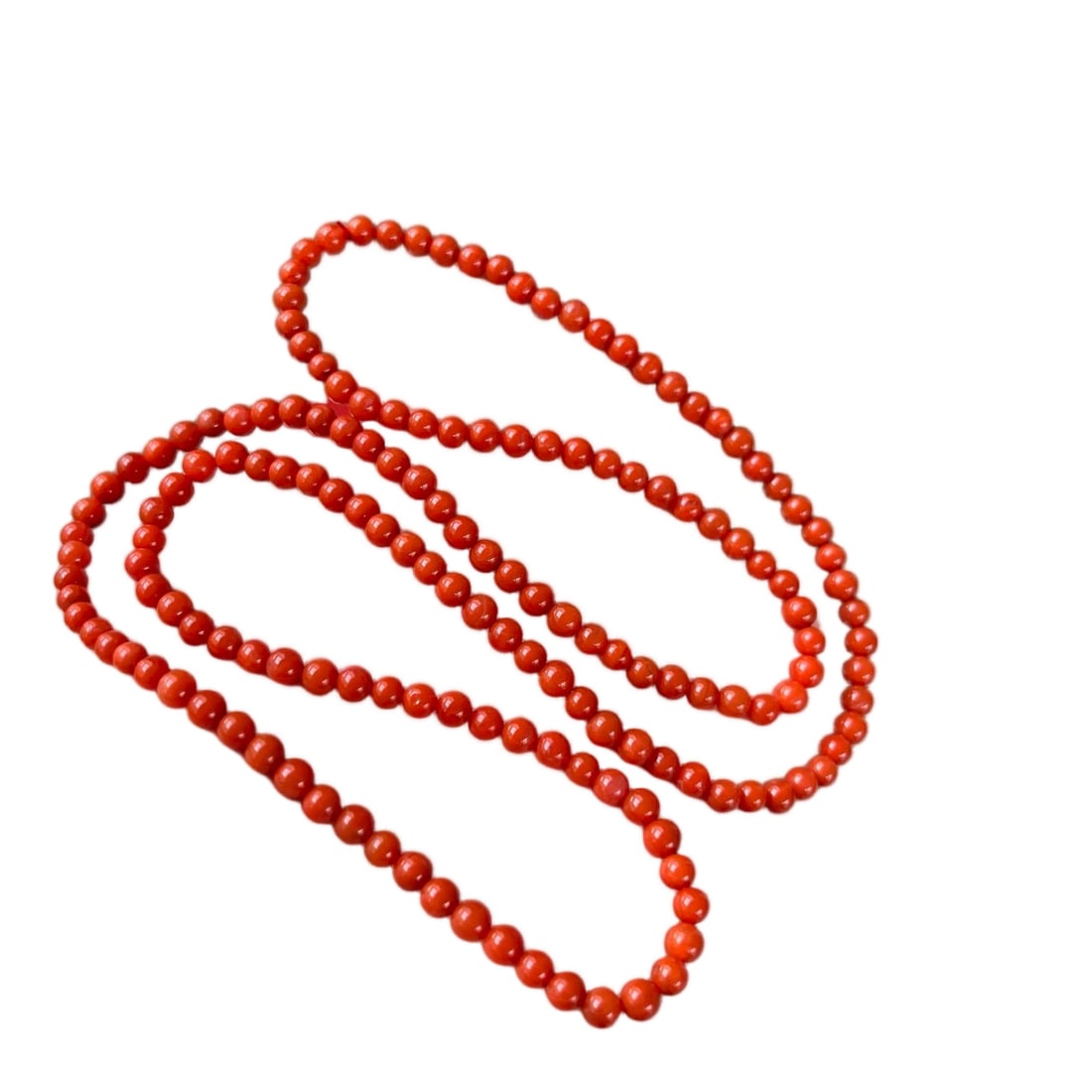 Natural Sichuan Red Agate Persimmon Red Multi-Strand Bracelet (1 of 6)