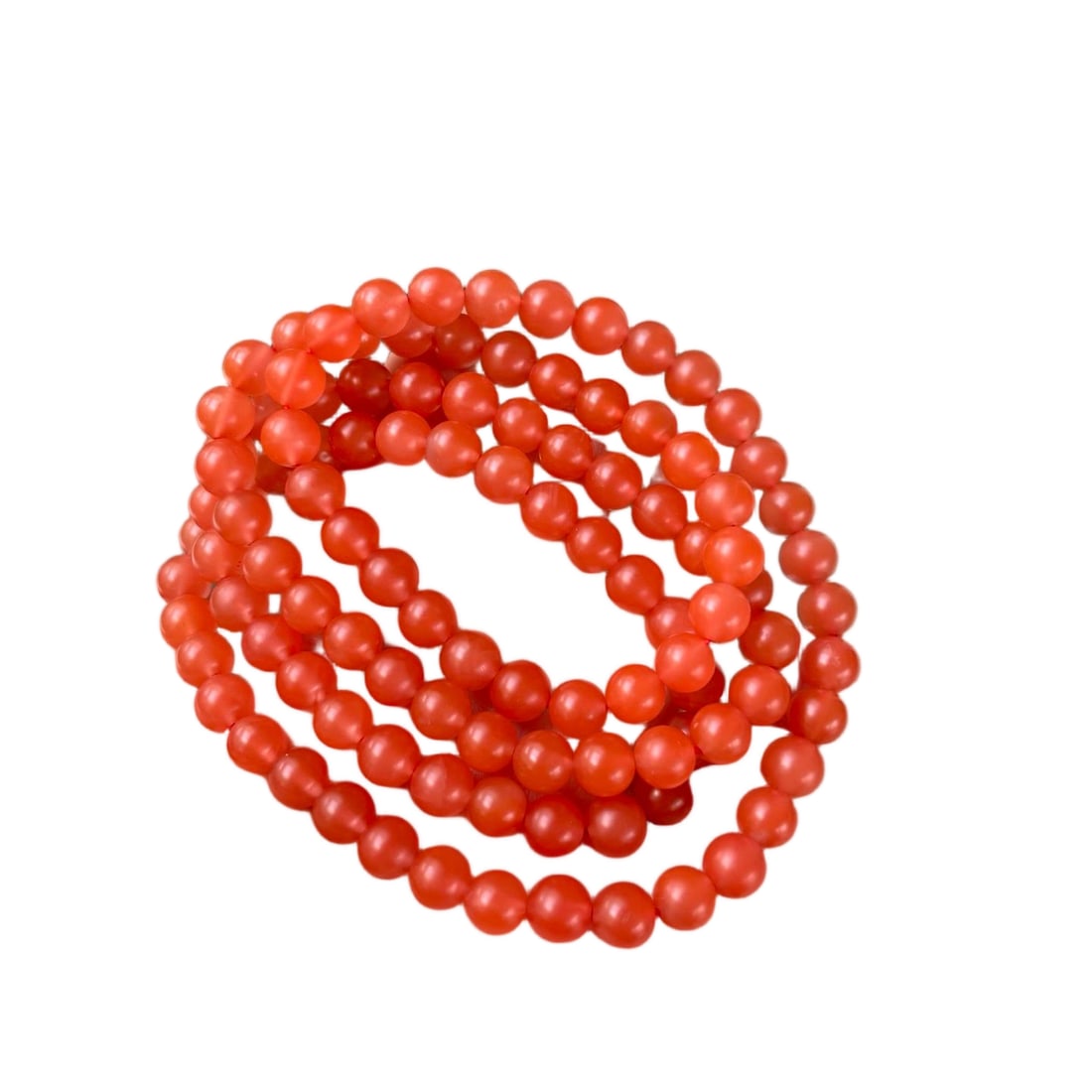 108 Natural Baoshan Red Persimmon Beads (1 of 6)