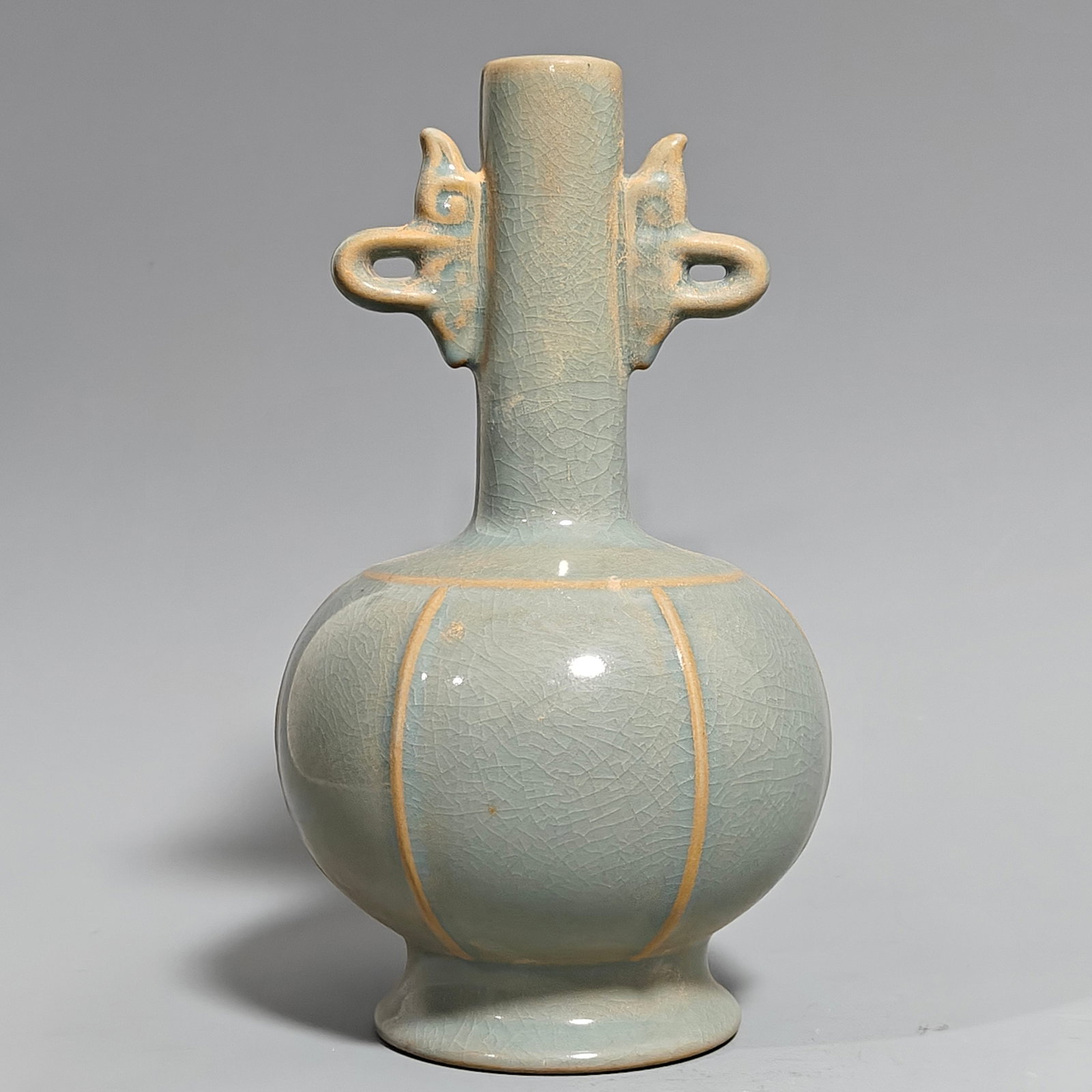 Song Dynasty Official Kiln Ru Ware Appreciation Vase Ornament (1 of 9)