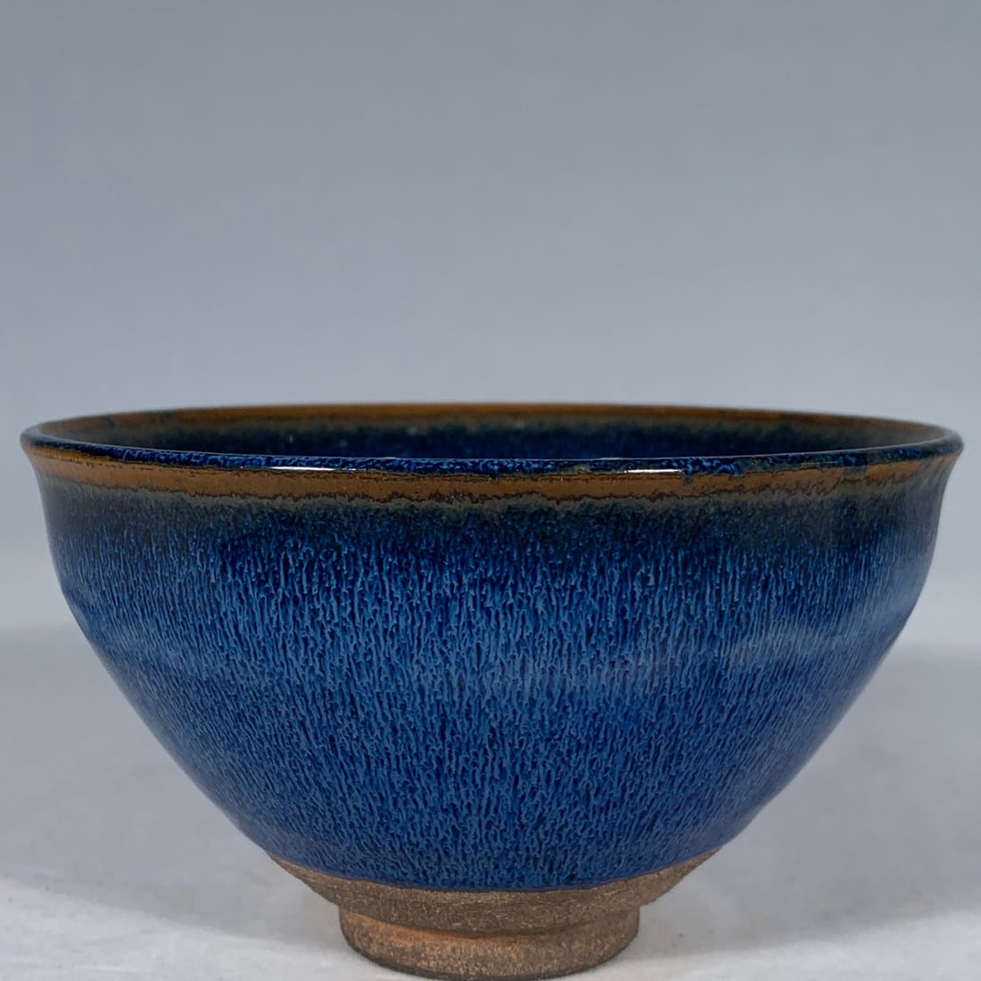 Song Dynasty Jian Kiln Blue Glazed Pearl Spotted Rabbit Fur Cup (1 of 9)
