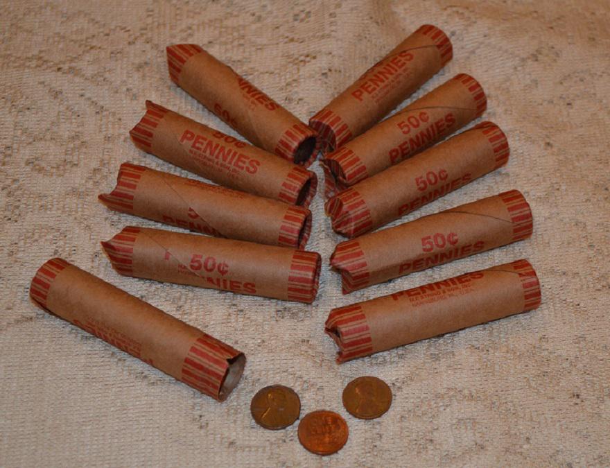 10 Rolls unsorted ungraded Wheat Pennies (1 of 2)