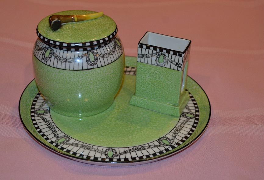 Art Deco Era Noritake Pipe Tobacco Set (1 of 7)